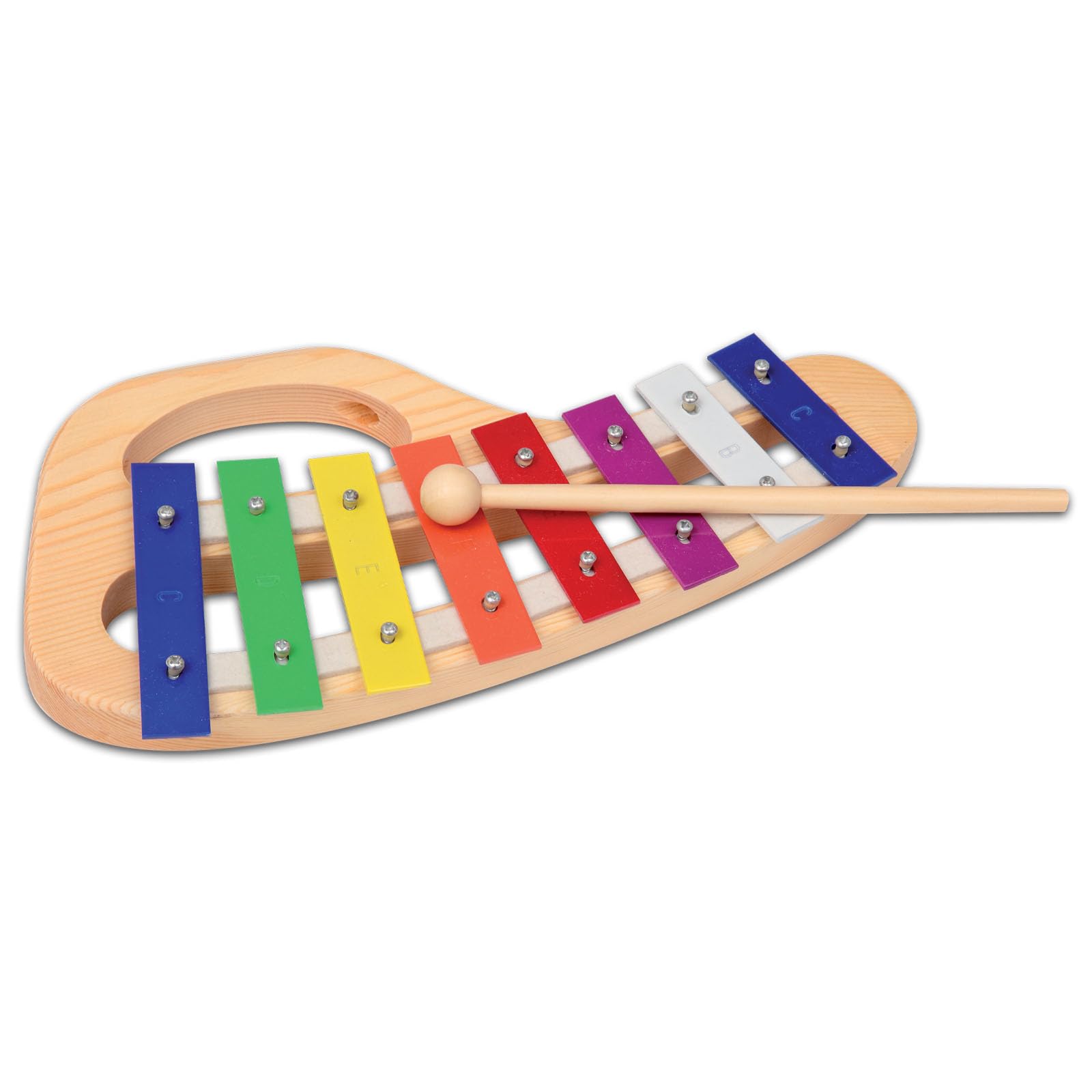 The Sales Partnership Bontempi 163214 Wooden Metallophone, Multi-Color