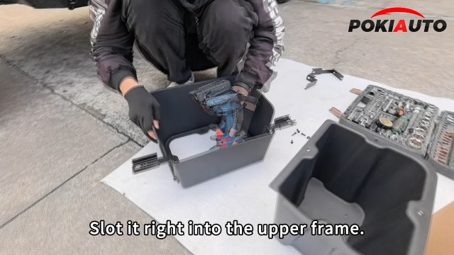 Amazon.com: POKIAUTO Under Seat Storage Box for Kawasaki Ridge