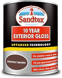 Sandtex Retail 10 Year Exterior Gloss Chestnut Brown 0.75 L