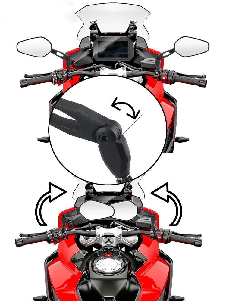 Espejos Retrovisores Para S1000XR C400X GT Para R NineT Espejos retrovisores