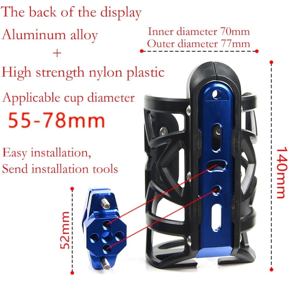 Portabotellas Motocicleta para África Twin CRF1000L CRF1100L CRF 1100 1000 L Accesorios Universales De Motocicleta Soporte para Botella Agua Y Bebidas Portavasos