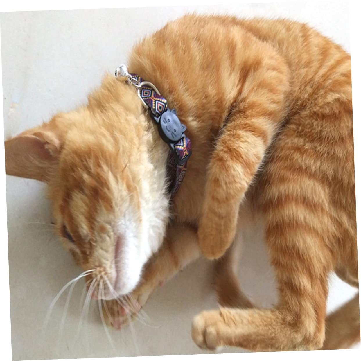 SUPVOX 15 Pz Collare Da Cucciolo Pettorina Per Animali Domestici Arredamento Rosso Bel Collare Per Cani Collari Per Cuccioli Campanelli Per Gatti Poliestere Decorazioni Delicato