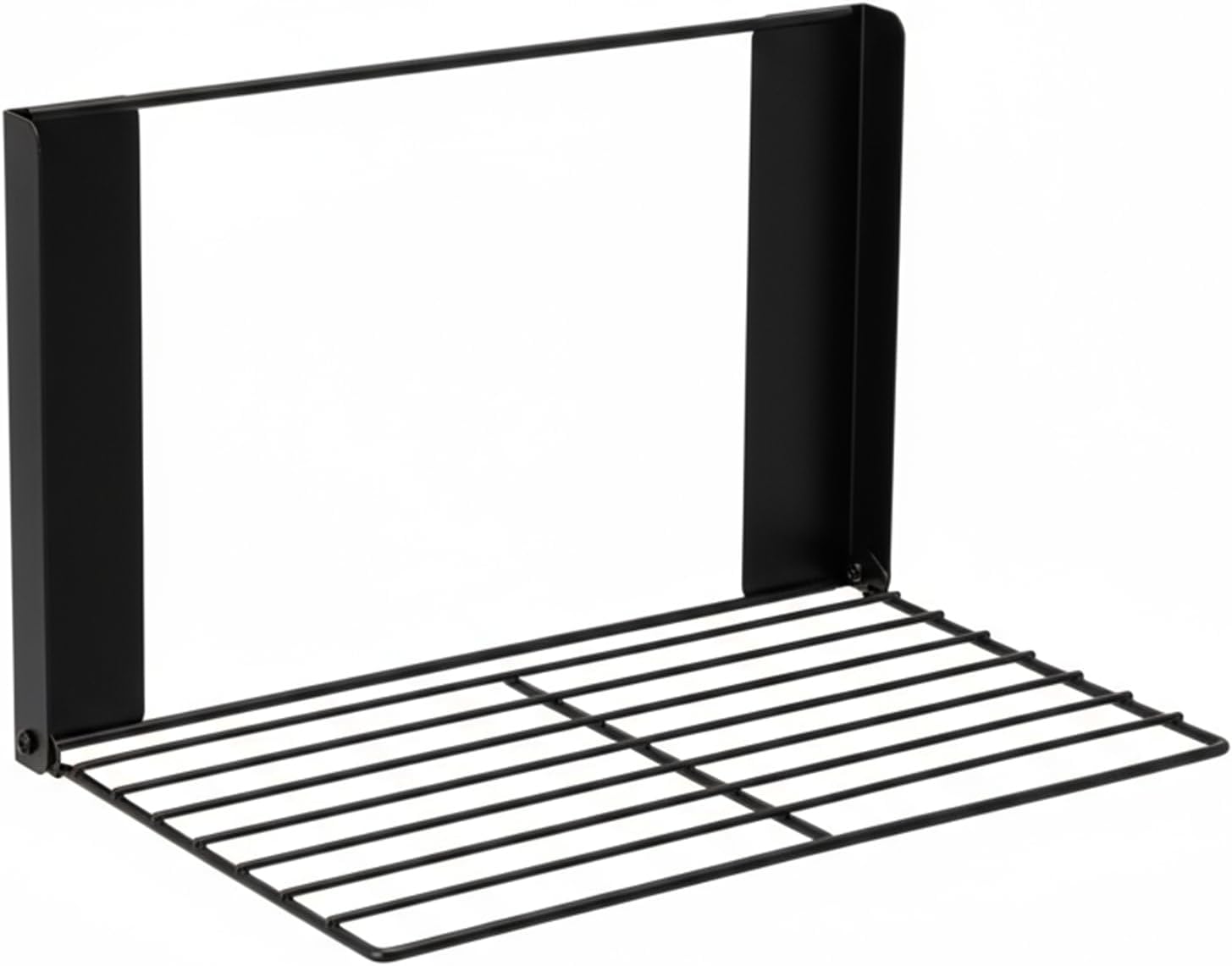 RFOUO Magnetic Shelf for Washing Machine Magnetic Organizer Shelf for Laundry Magnetic Hanger Organizer Washing Machine Shelves Magnetic Fridge Shelves for Laundry Bathroom Kitchen RV Black