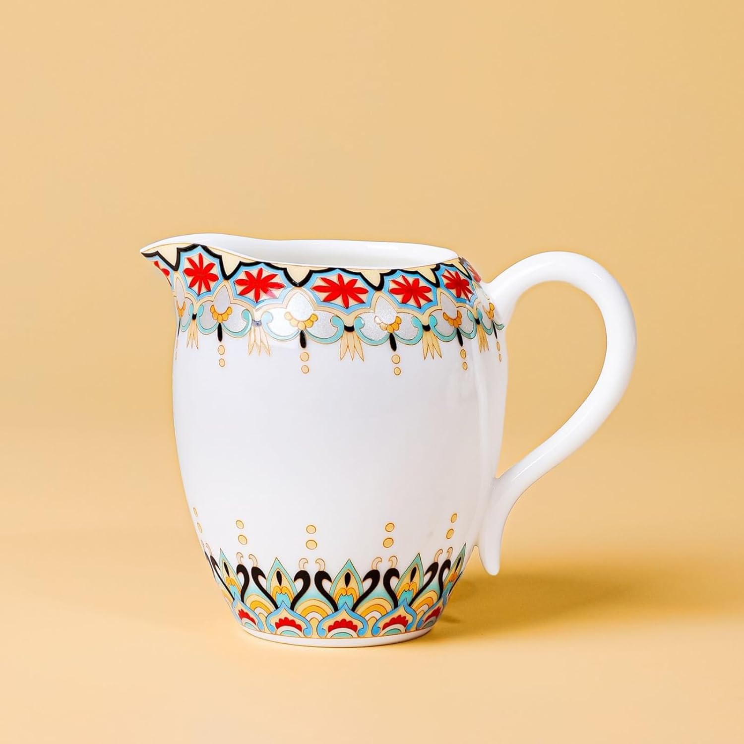 Mutton-fat Jade Porcelain Fairness Cup, 220ml 7.4oz, Ceramics Tea Dispenser Household Kungfu Tea Set