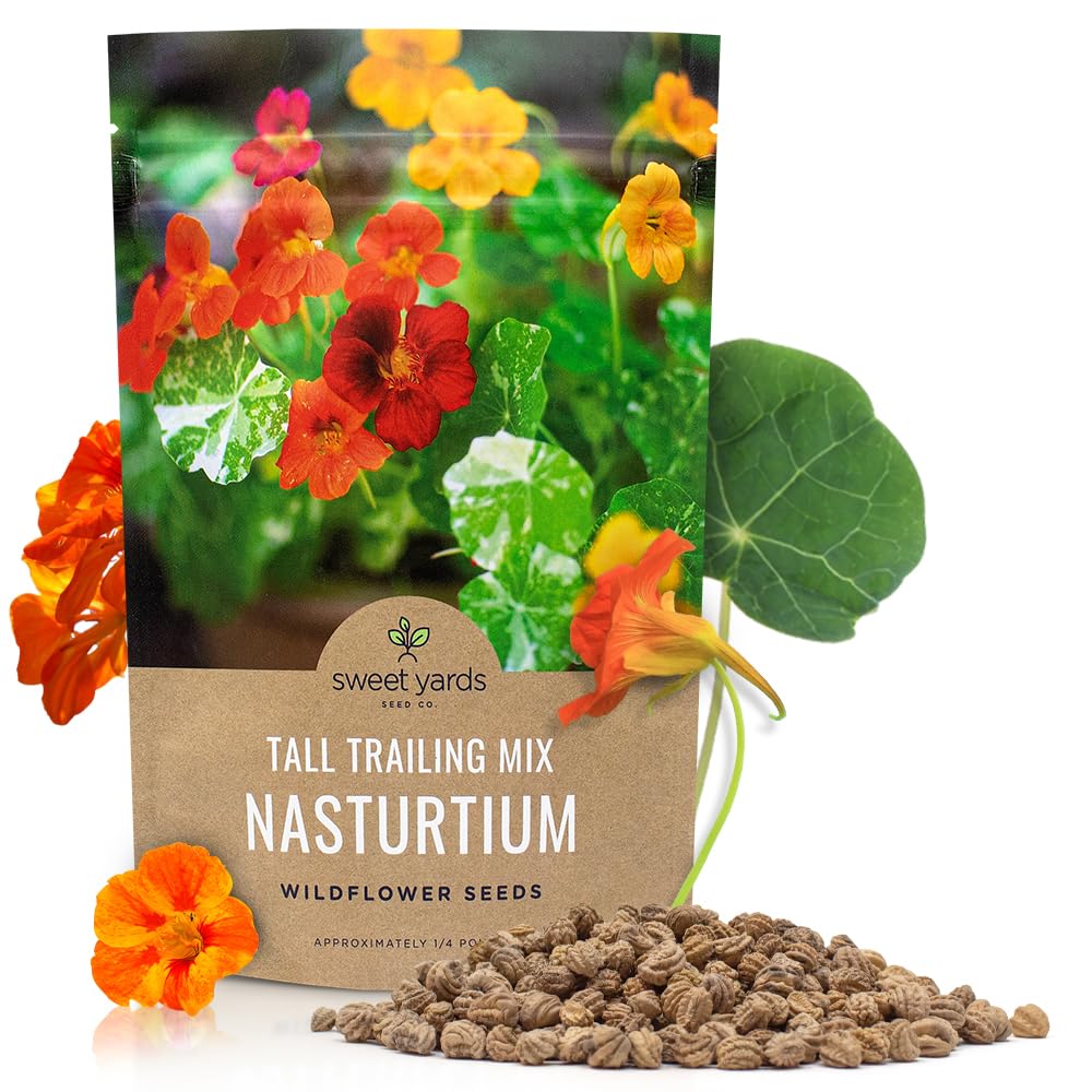 Sweet Yards Nasturtium Seeds Mixed Colors