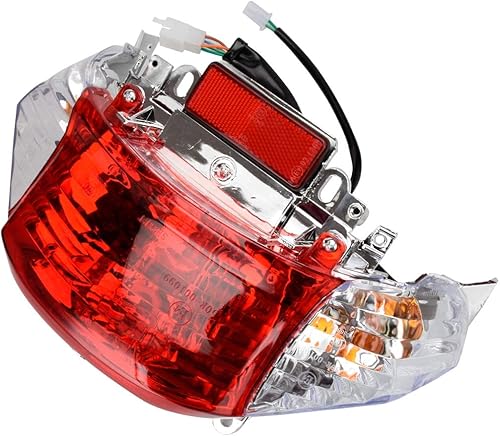 Miniatura 6 de HIAORS Luz trasera de 12 V 5 W luz de giro para 4 tiempos GY6 49cc 50cc Sunny Jonway Roketa BAJA IceBear Shenke Chuanl TaoTao ATM50 baja sc50 Wolf