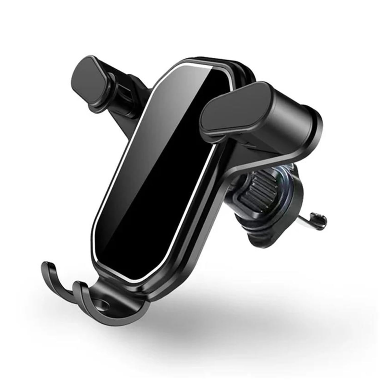 Porta Cellulare Auto Supporto per telefono da auto Gr&av&it&y per telefoni cellulari da 4,7-7 pollici, supporto universale antiurto per bocchetta dell'aria, clip GPS per Sm&ar&tp&ho&ne(Mirror Black)