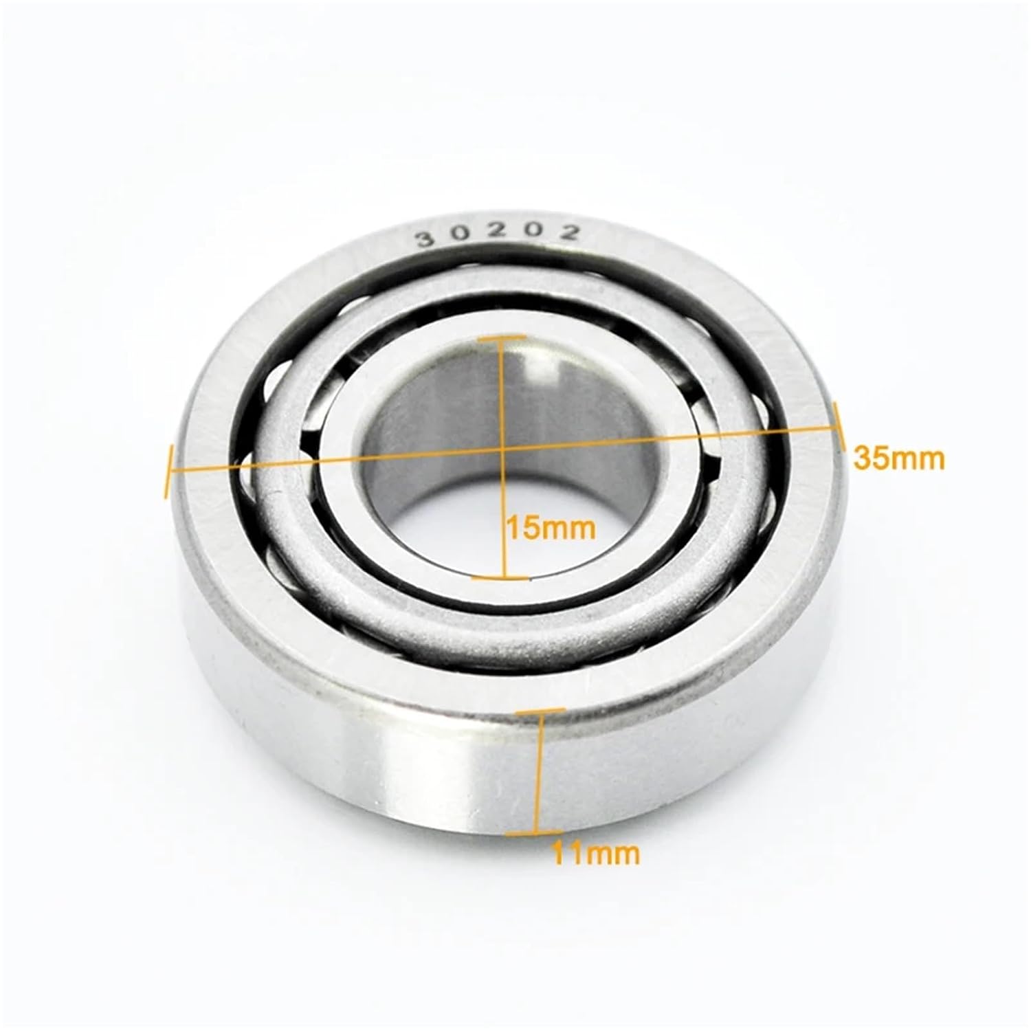 2Pcs Tapered Roller Bearings 30202 30203 30204 30205 30206 30207 30303 30307 15 20 17 20 25 30 35mm Tapered Bearing(30202 15x35x11mm)
