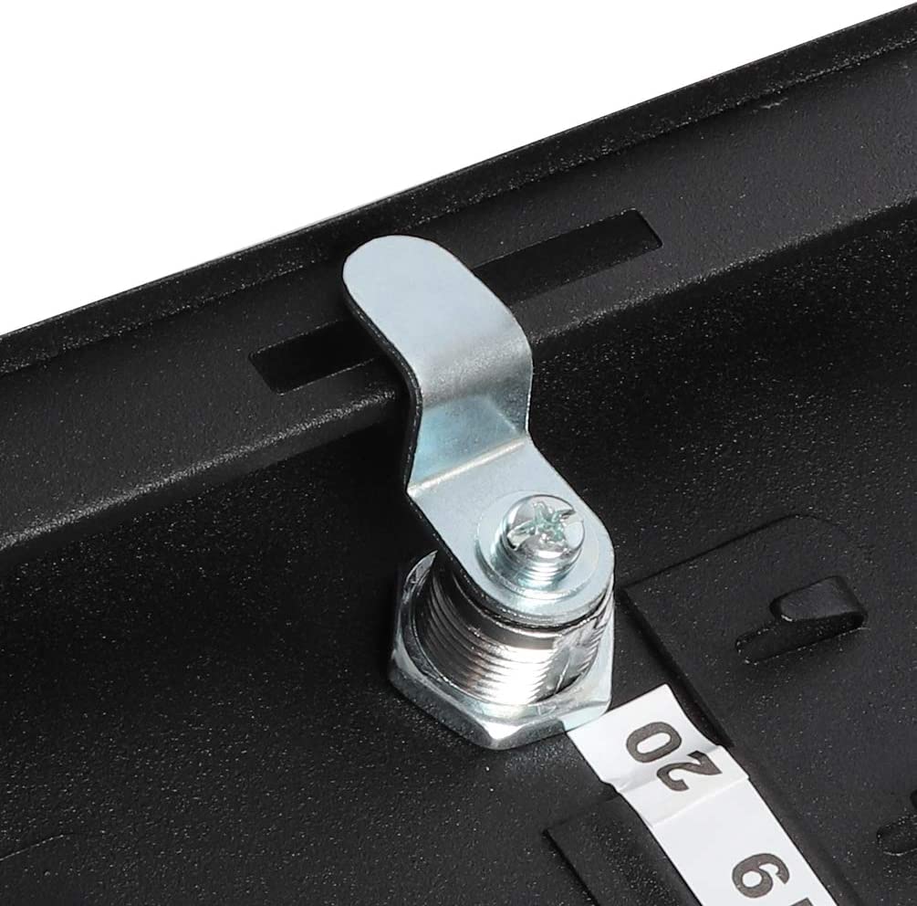 STORE 2508 Key Storage Cabinet Lock Box Wall Mount with 20 Keys Capacity Black Matte 3