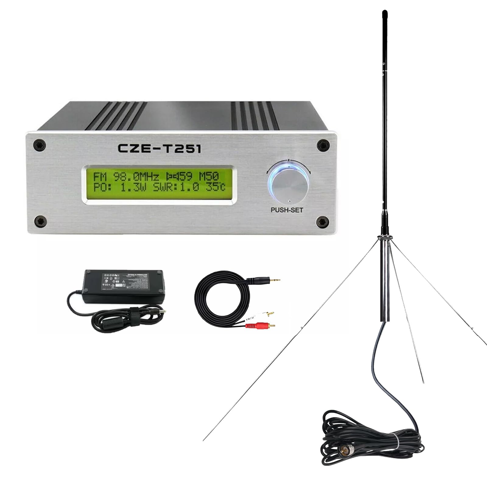 Amazon.com: YOVDA 25W FM Transmitter, CZE-T251 Stereo Broadcast