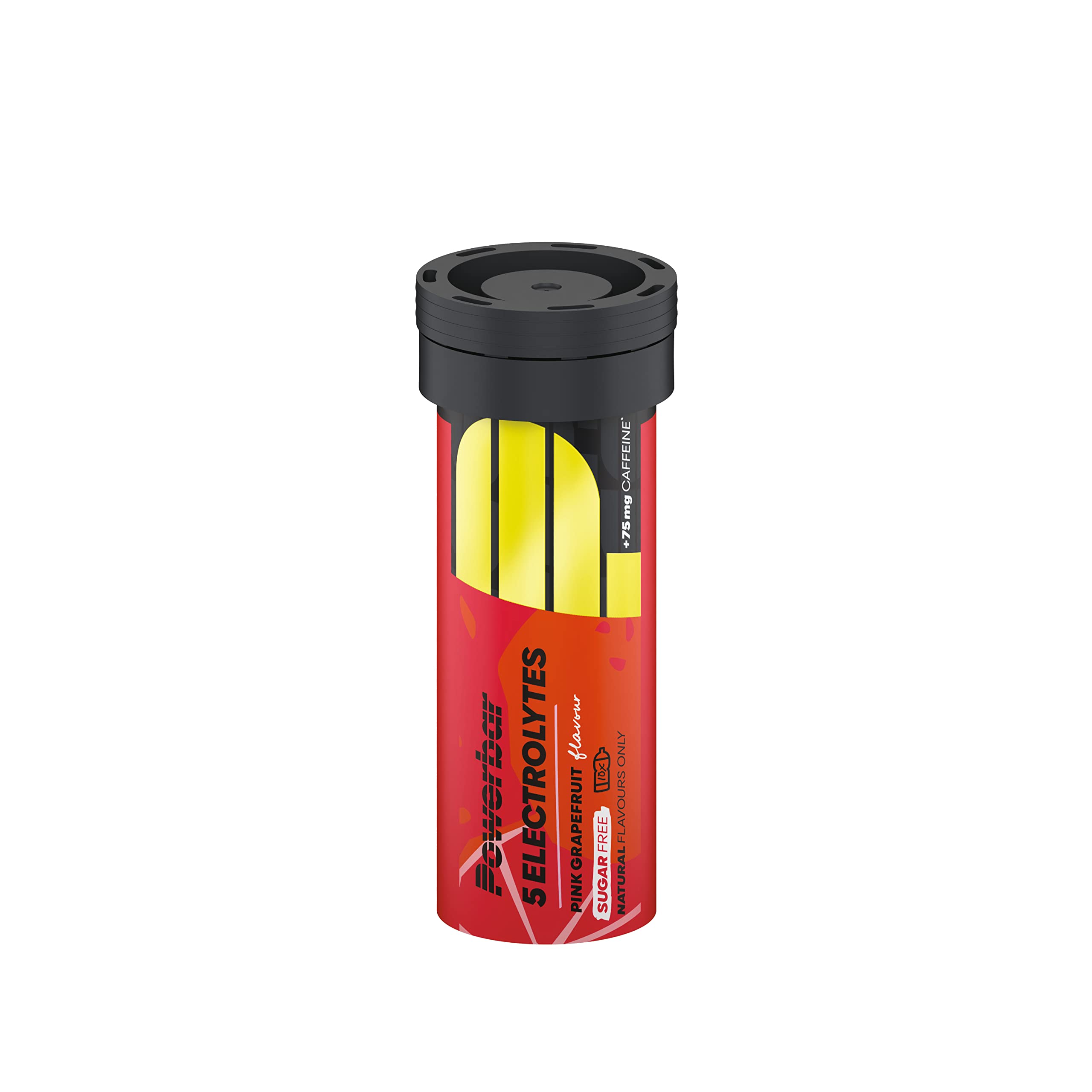 Powerbar - 5 Electrolytes - Pink Grapefruit - Brausetabletten mit 5 Elektrolyten - 10 Stück (12er Pack) - 75mg Koffein