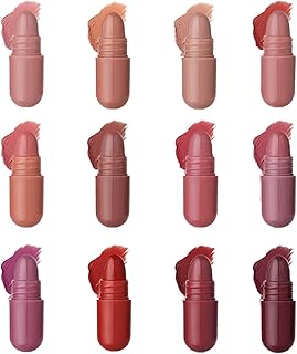 Juego de mini lápices labiales de 12 colores,...