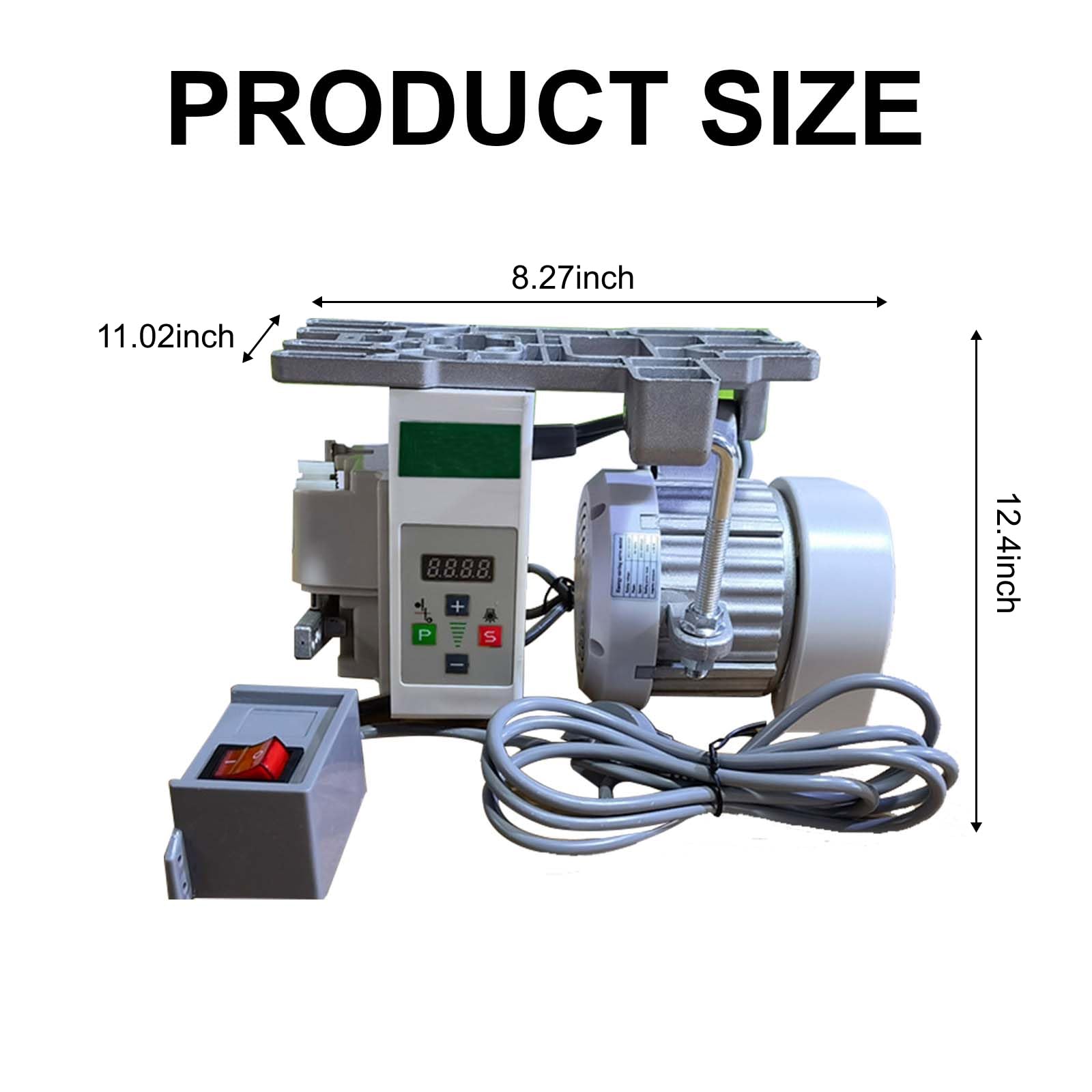 Motore Per Macchina Cucire Elettrico, 220V 750W Motore Per Macchina Cucire Industriale Servomotore A Risparmio Energetico 200-6500 Giri/Min Per Macchine Cucire Industriali Domestiche