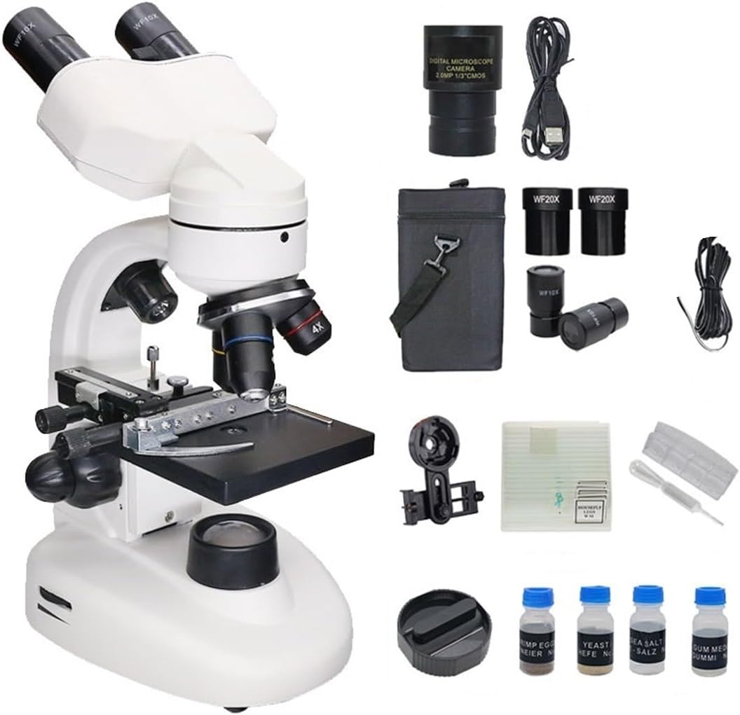 顕微鏡観察 双眼鏡 導いた生物顕微鏡40x-1600x 2.0mp USB.デジタルカメラの接眼レンズ(Type 2)