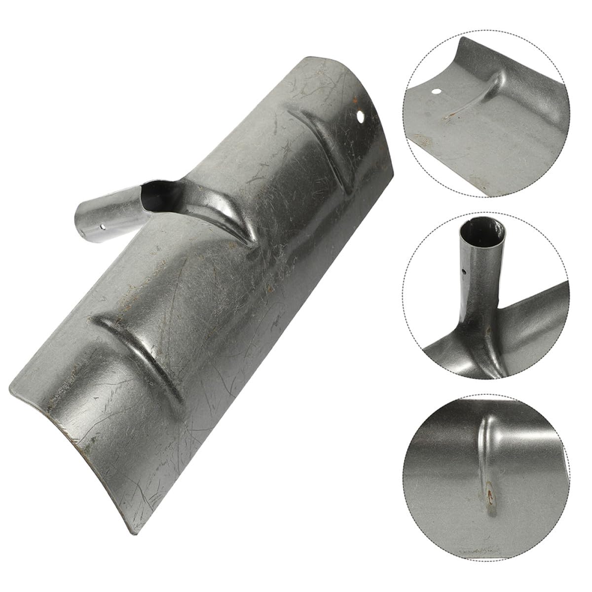 VALICLUD 2 Stück Metallene Schaufeln zum Reinigen von Geflügelfäkalien mit Metallkopf Wiederverwendbar und Leicht zu Reinigen für Hausgebrauch