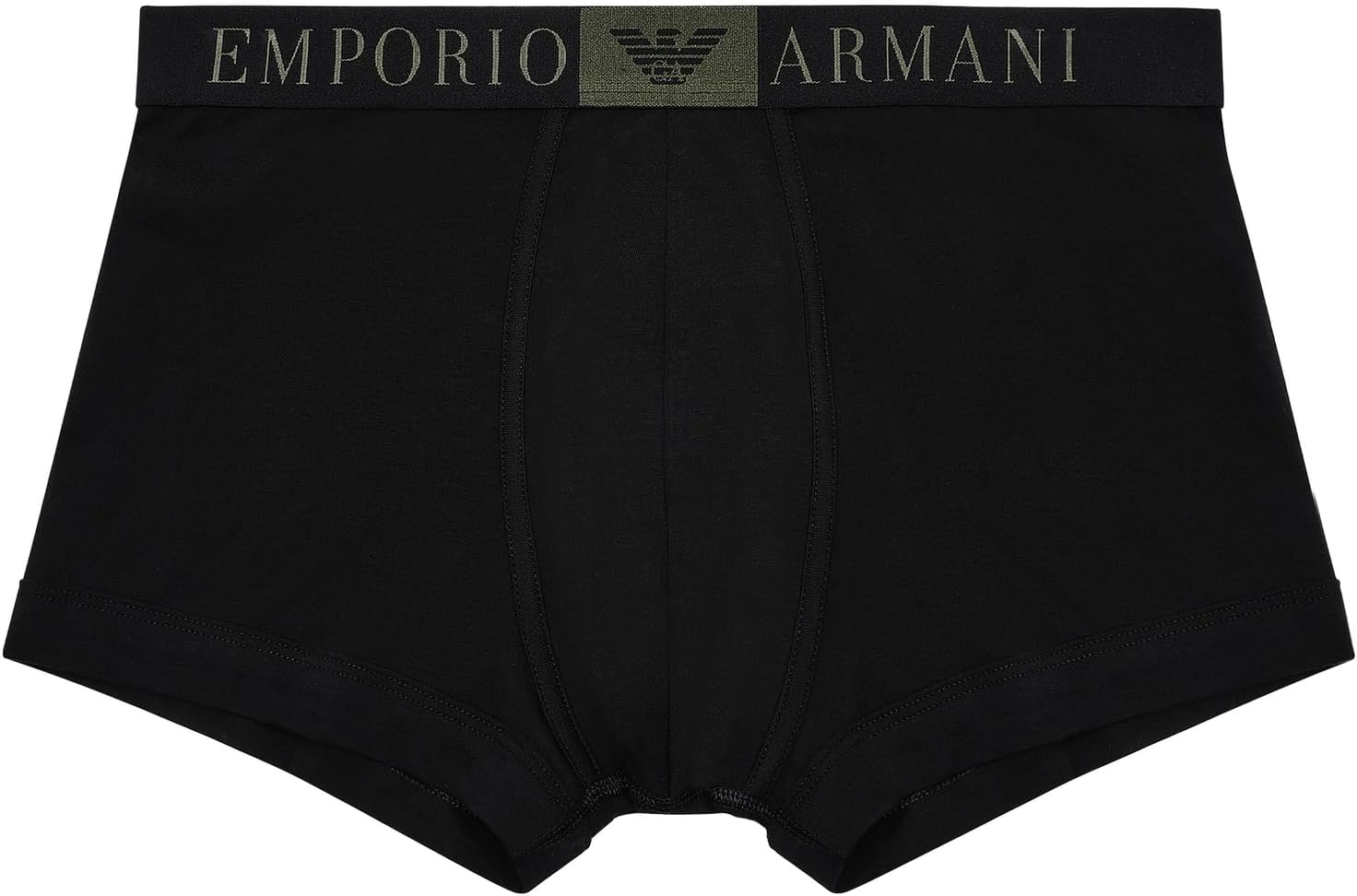 Emporio Armani Men's Box Eagle Stretch Cotton Trunk