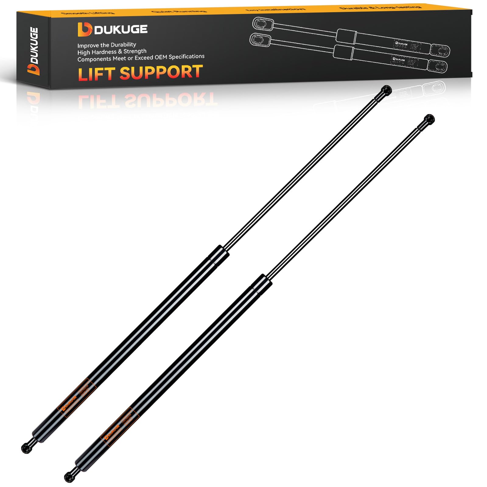 Dukuge C16-17261 Gas Struts 30 inch 60lb Tonneau Cover Replacement Part, Truck Bed Cover Shocks Springs Lift Support for RV Side Door, C1617261