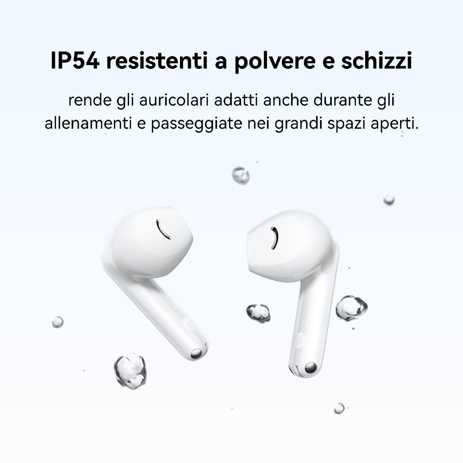 HUAWEI FreeBuds SE 2, Durata Batteria 40 Ore, IP54, Bluetooth 5.3, Bianco
