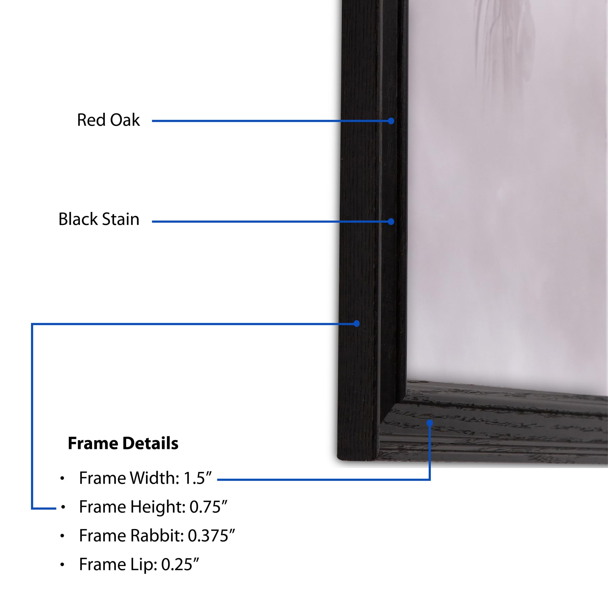 Amazon.co.jp: ArtToFrames 30x40インチ ブラック写真フレーム この