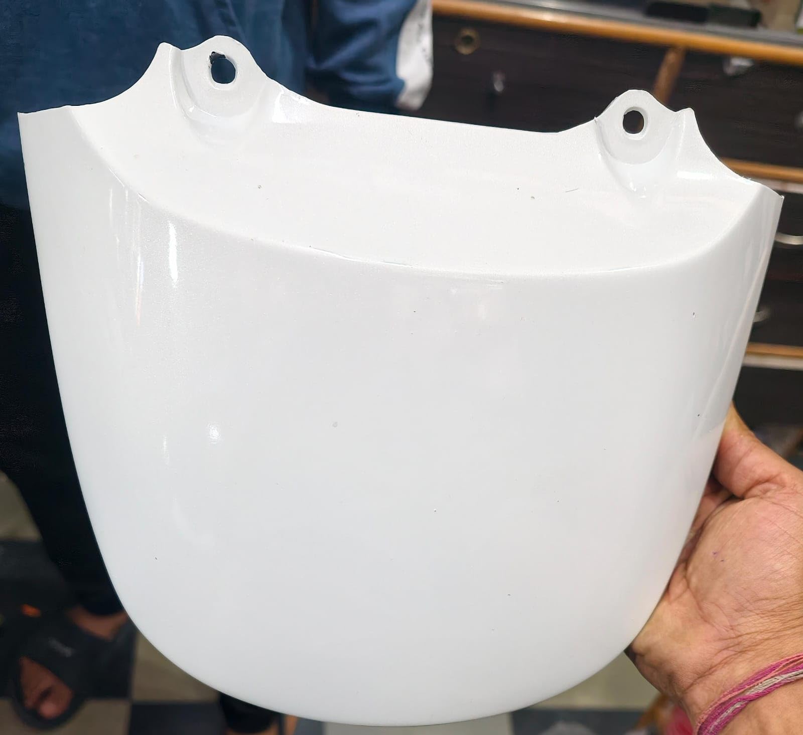 NS Tail Upper Panel for Aviator Scooter,(White) (1Pc)-image-13