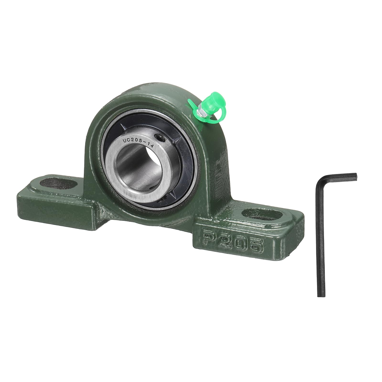 QUARKZMAN UCP205-14 Cuscinetti A Blocco, Foro Da 7/8 Pollice Autocentrante, Base In Ghisa Solida, Cuscinetto A Sfera Montato A Flangia In Acciaio Cromato, (ABEC3)