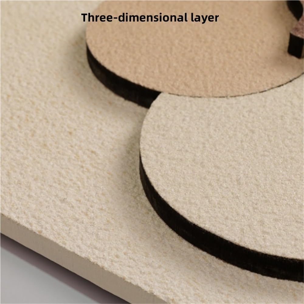 Decoración de Pared 3D, Cuadro de Pared con visión 3D y Luces, Cuadro Moderno para Colgar en la Pared, con Fuente de alimentación enchufable y LED de Alivio, para Entrada y Sala de
