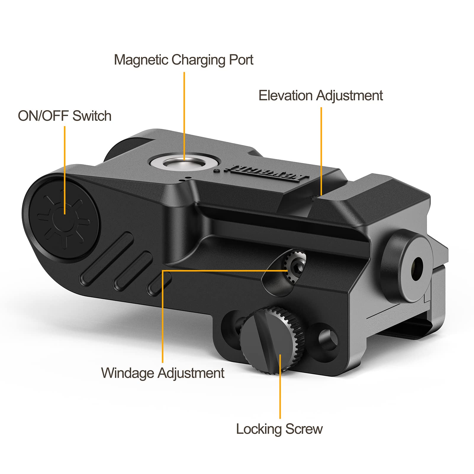 Laser Dot Sights Feyachi PL-22 Green Laser Sight - Rechargeable Picatinny Rail Mount For Pistols & Rifles Feyachi Pistol Laser Laser Dot Sights Feyachi PL-22 Green Laser Sight - Rechargeable Picatinny Rail Mount For Pistols & Rifles Feyachi Pistol Laser