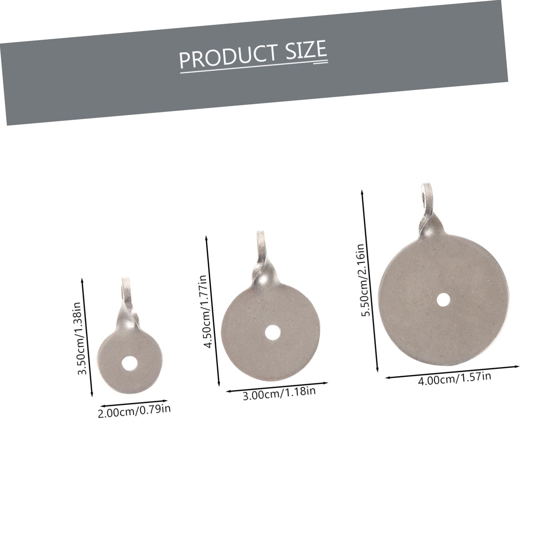 Kisangel 18pcs Lightweight for Outdoor Shooting Practice Stainless Steel Hanging Compact for Training Use Various for Different Difficulty Levels