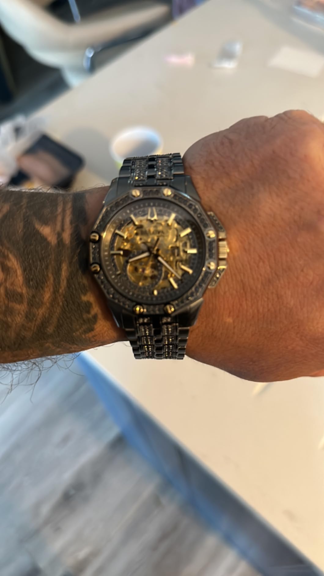 Bulova Automatic Watch 98A293, gray, Bracelet : Amazon.com.au: Clothing ...