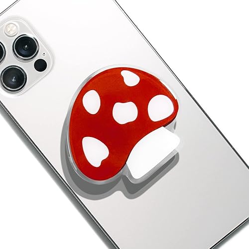 GRIPONG - Soporte plegable expandible para teléfono celular, tableta, accesorio de teléfono celular (rojo)