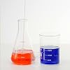5pcs Glass Beaker Set with Graduated Markings (10ml, 25ml, 50ml, 100ml, 250ml) Laboratory Glassware Measuring Beakers for Chemical Experiments and Mixing in Science Labs