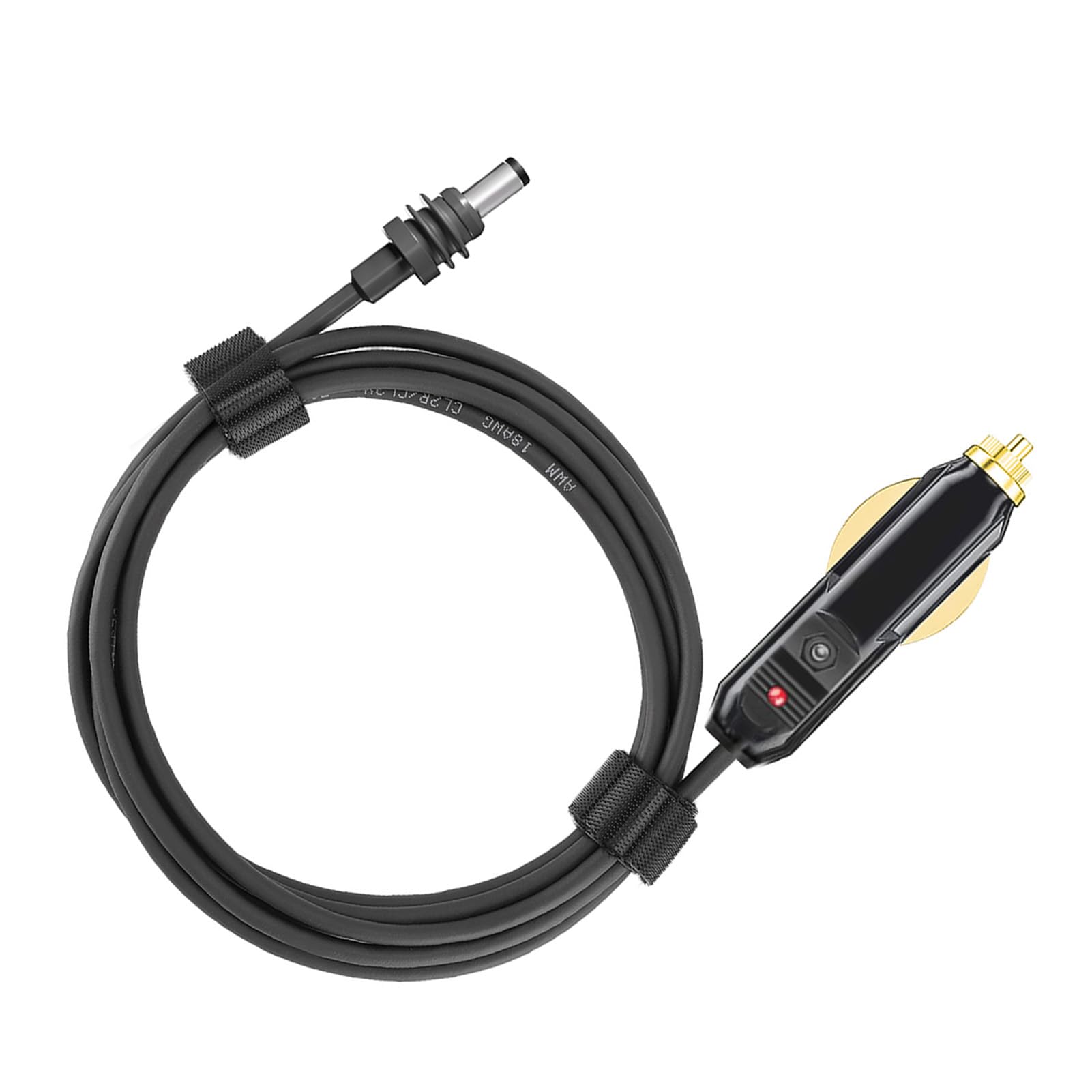 Ejoyous Cavo di Alimentazione DC per Auto per Satellite, Cavo di Alimentazione DC per Auto in PVC Rame 18 AWG, Plug and Play IP68 Resistente all'acqua, da 12 V a 24 V per, Camion, Autobus, Barche,