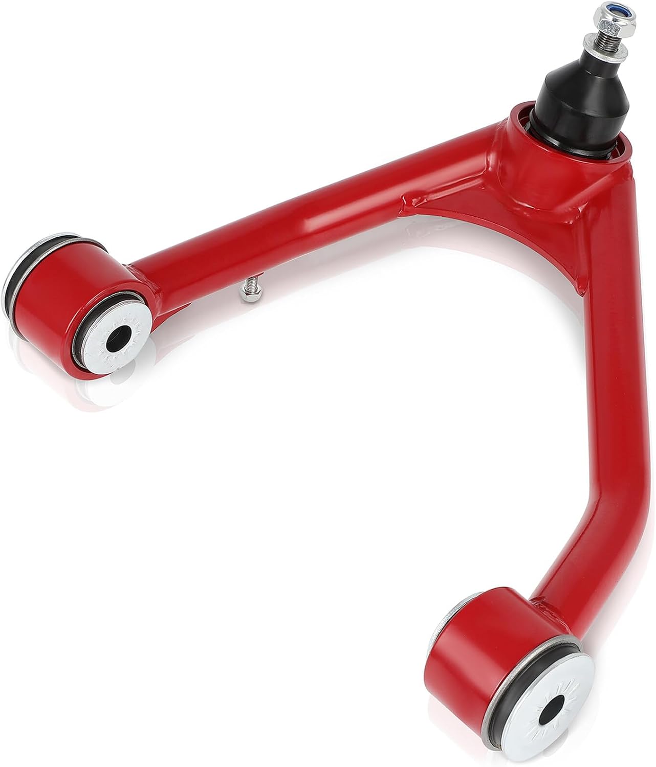 SCITOO Performance Adjustable 2-4" Front Upper Control Arms fit for Cadillac Escalade 2007-2014 for Chevrolet Suburban 1500 2007-2014 for Improved Suspension Performance - Red Set of 2
