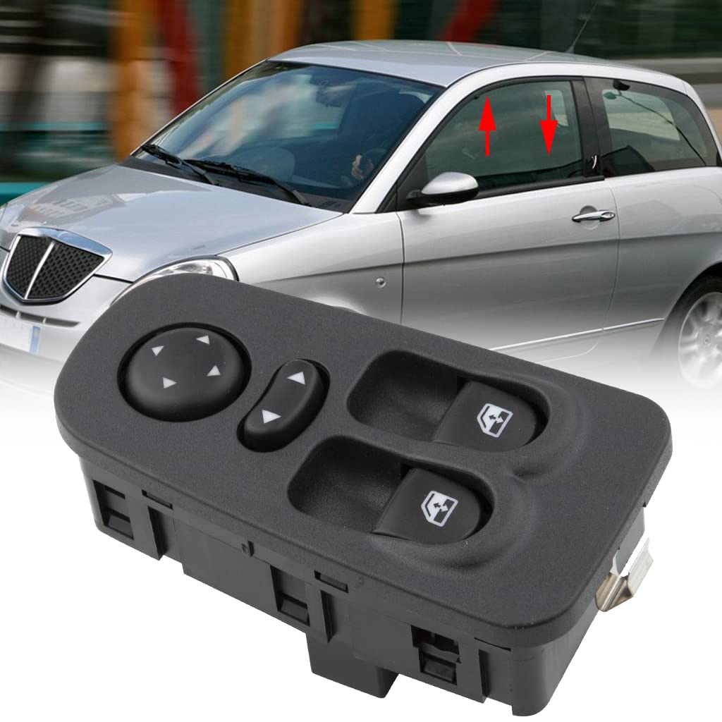 Pulsantiera Alzacristalli Interruttori Pannello di controllo della finestra per Lancia Ypsilon 2003-2011 735360605