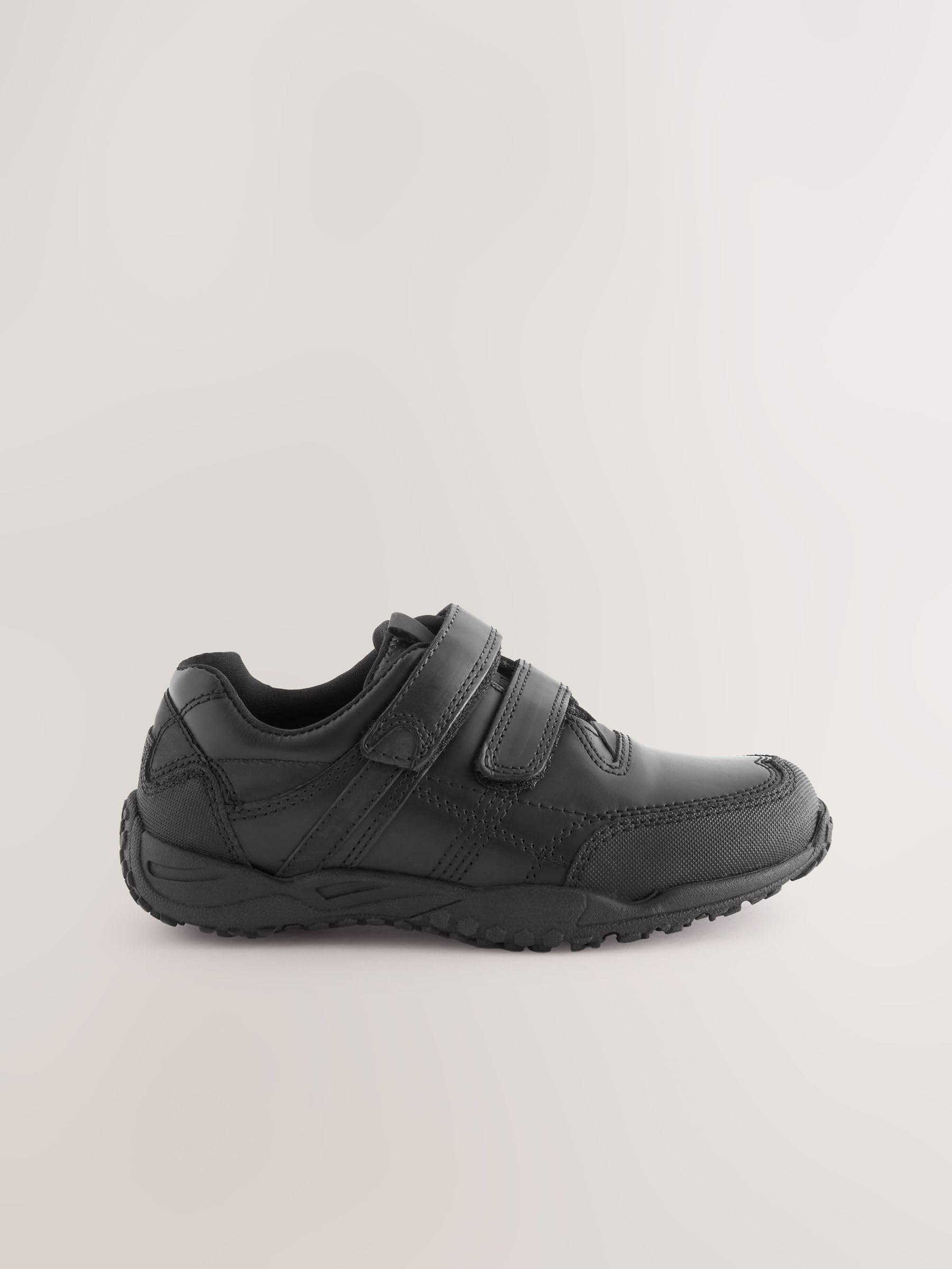 NEXT Niños Zapatos Escolares de Cuero con Cierre con un Toque
