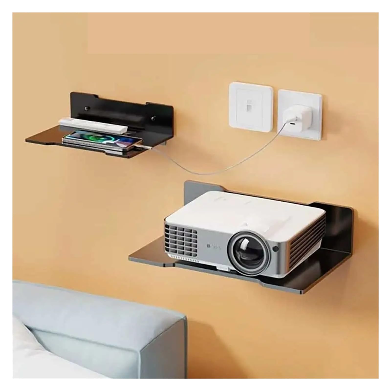 Soporte de Pared for proyector, sin Taladro, HY300 HY320