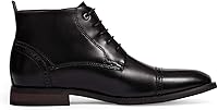 Vista 3 de Bruno Marc Botines de vestir para hombre, botas Oxford con punta de casquillo