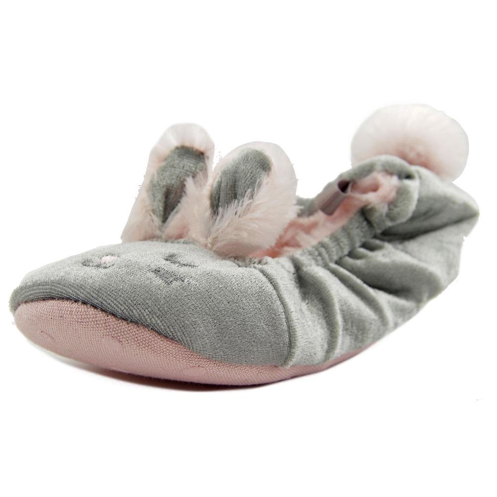 carter's Baby Girls June-S Slipper-K, Grey/Pink, 9-10 Infant