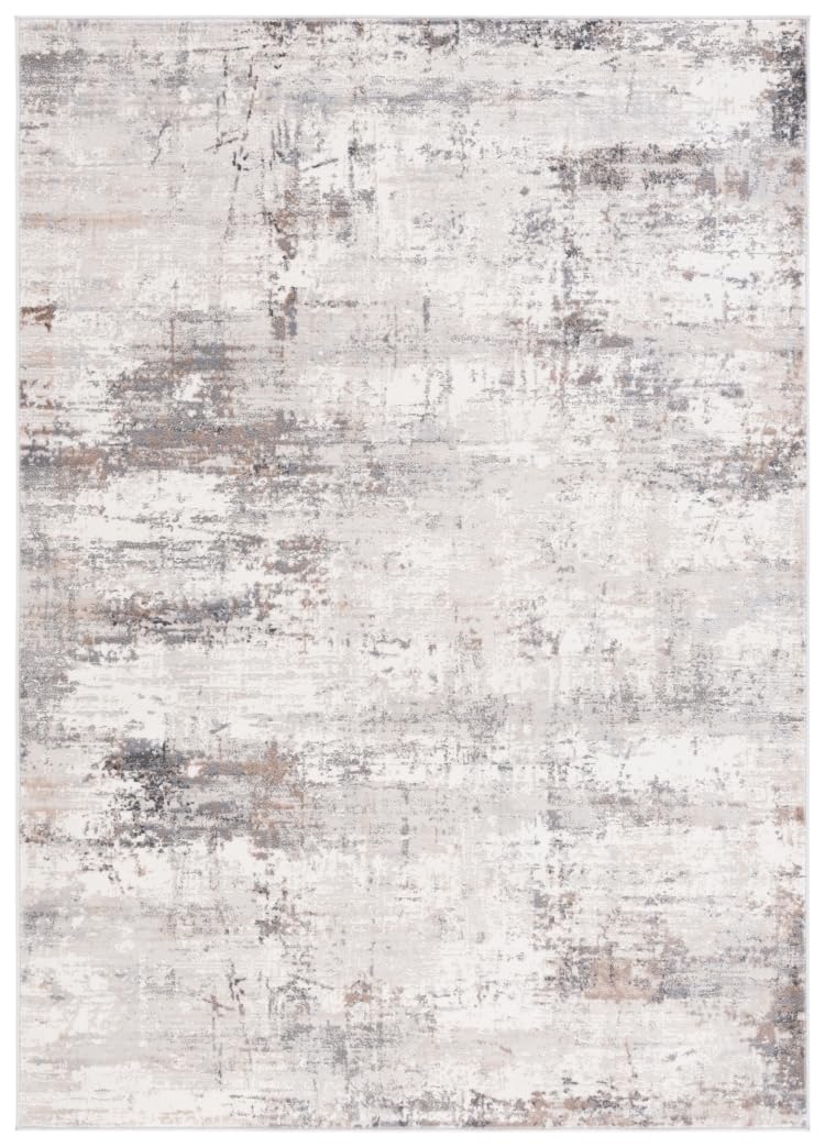 Tapis contemporain SAFAVIEH haut de gamme Amelia ivoire et gris