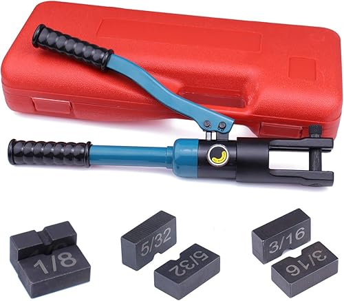 Muzata Herramienta de crimpadora manual hidráulica personalizada mejorada de 60KN para 18 "532" 316 "Kit de barandilla de cable de acero inoxidable