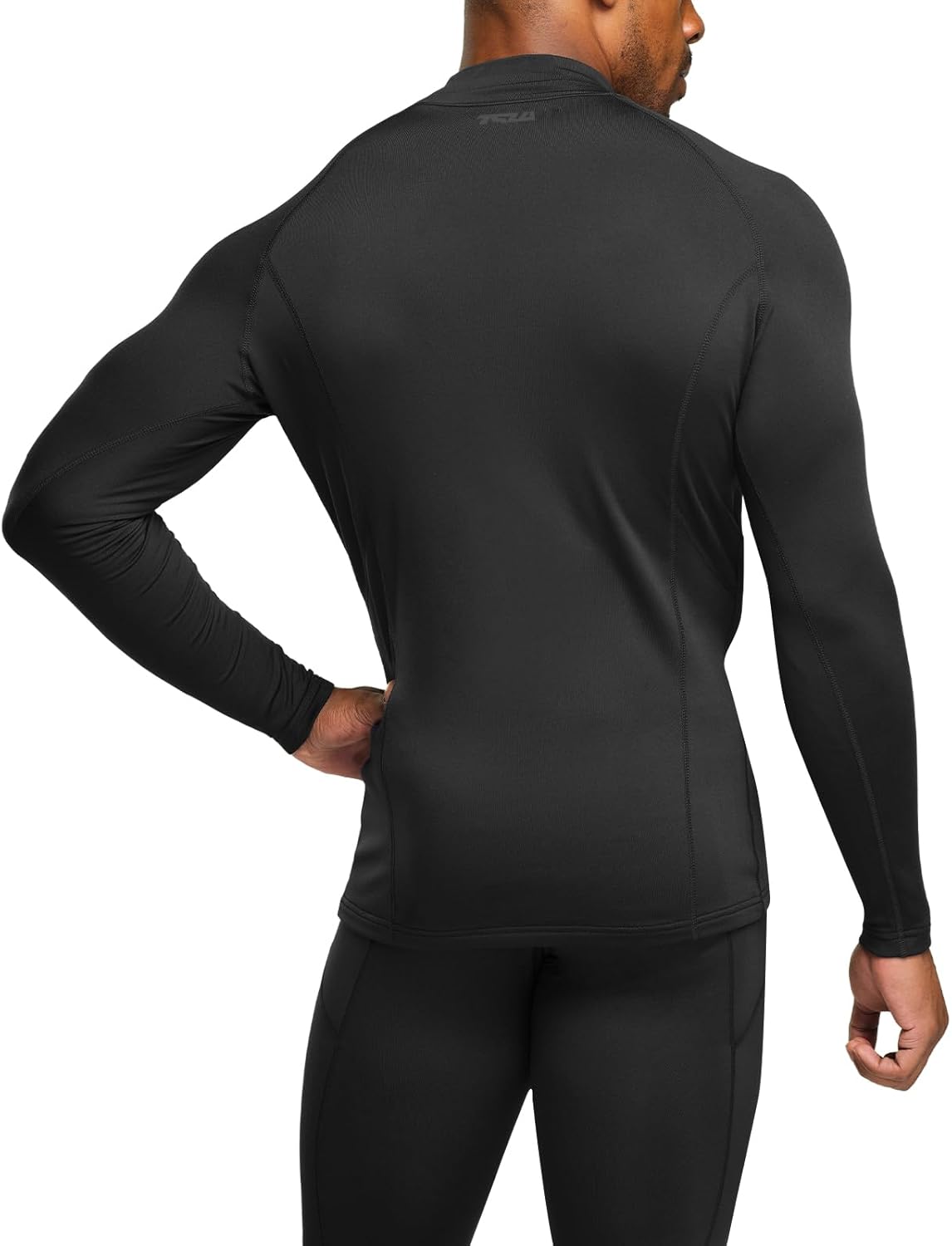 TSLA Men's Thermal Long Sleeve Compression Shirts, Mock/Turtleneck Winter Sports Running Base Layer Top - Image 2