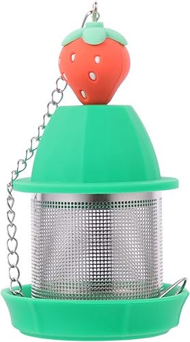 SHERCHPRY Filtro de infusor de té de silicona de hoja suelta para té de acero inoxidable, malla fina, embudo de té, filtro de café para té de hojas