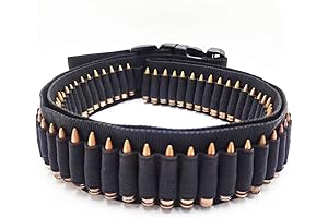 Tactical Rifle Pistol Bullet Cartridge Adjustable Ammo Bandolier Ammunition Belt Sling Shell...