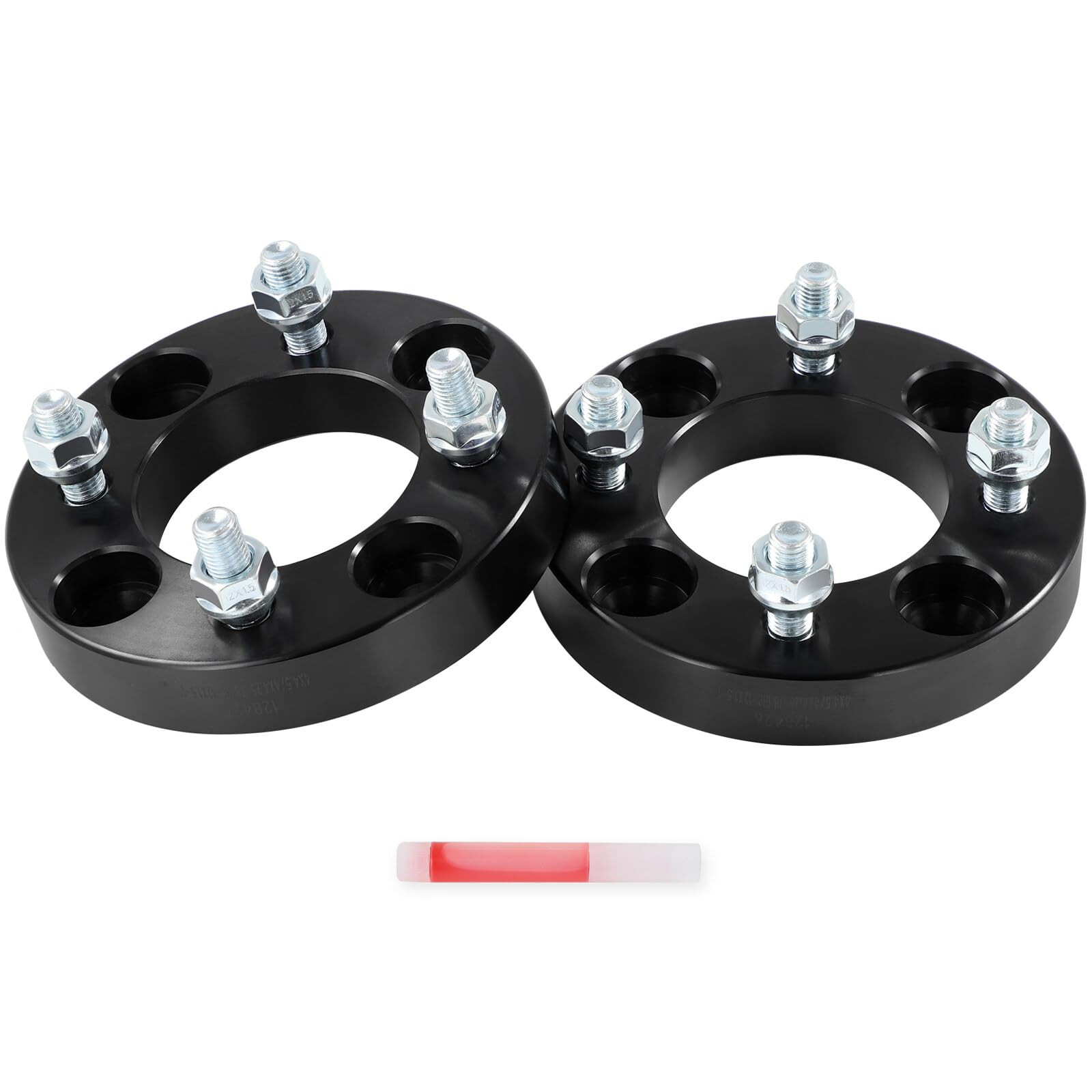 SCITOO 4pcs 4x4.5 to 4x4.25 Wheel Spacers 1 inch for Chevy/for GMC Black