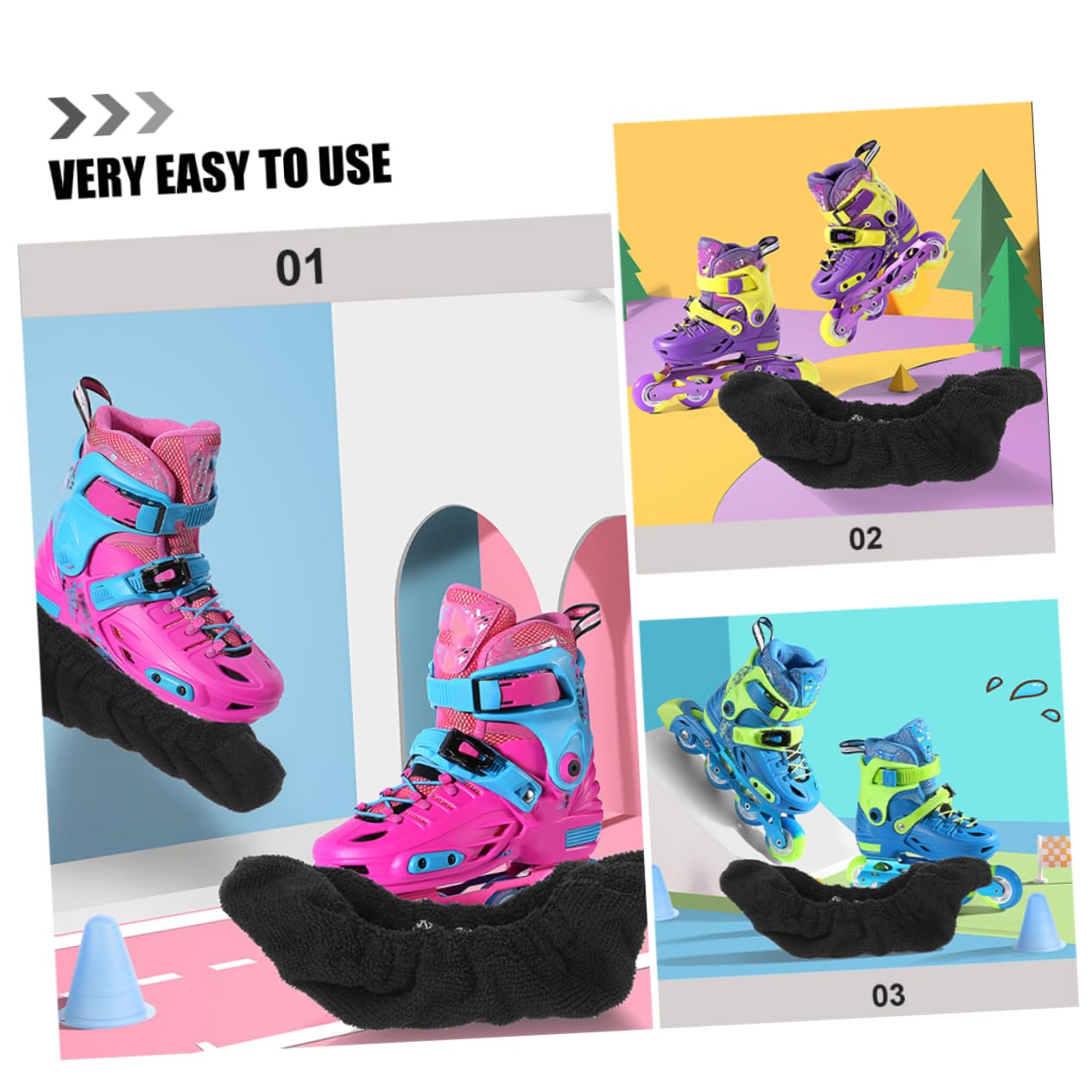 TOYANDONA Protector De Patines Protector De Patines Cubiertas para Patines De Hielo De Patinaje sobre Hielo Patines De Hielo Protector De Patines Er Protector De Patines