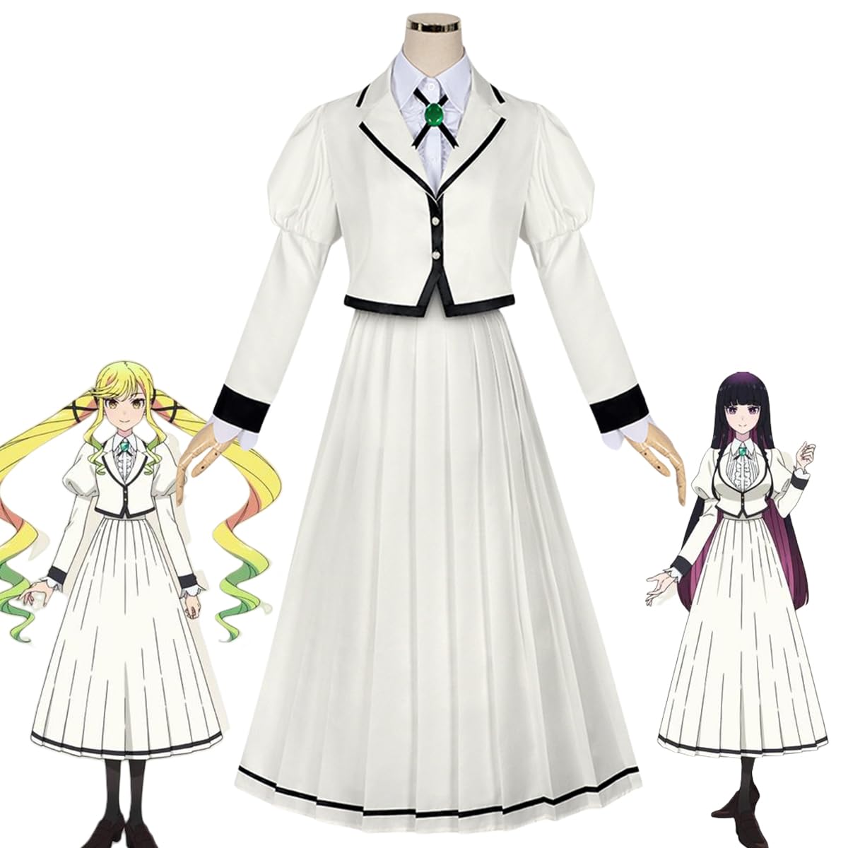 Amazon.co.jp: ロックは淑女の嗜みでして コスプレ衣装 鈴ノ宮りりさ 