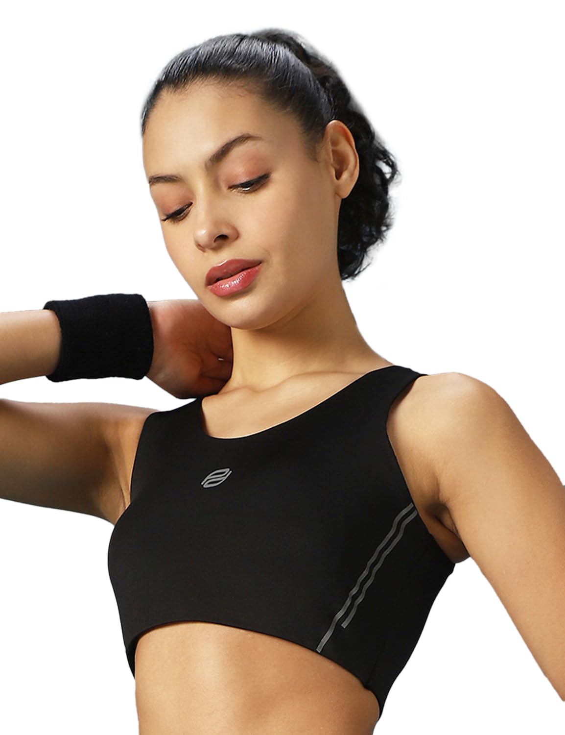 Women's Wire Free Casual Padded Training Bra (PUMSS25WBR-1404-Black Hole-S_Black-image-15