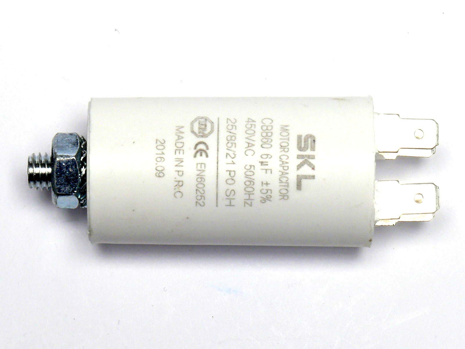 Hydra 6,5 µF Motorkondensator – Metallisierte Polypropylenfolie, 450V, 85°C Hitzebeständig