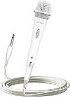 Vista 10 de CAROL E dur-916S - Micrófono vocal dorado XLR con cable para cantar, micrófono supercardioide dinámico con sistema de montaje de doble choque