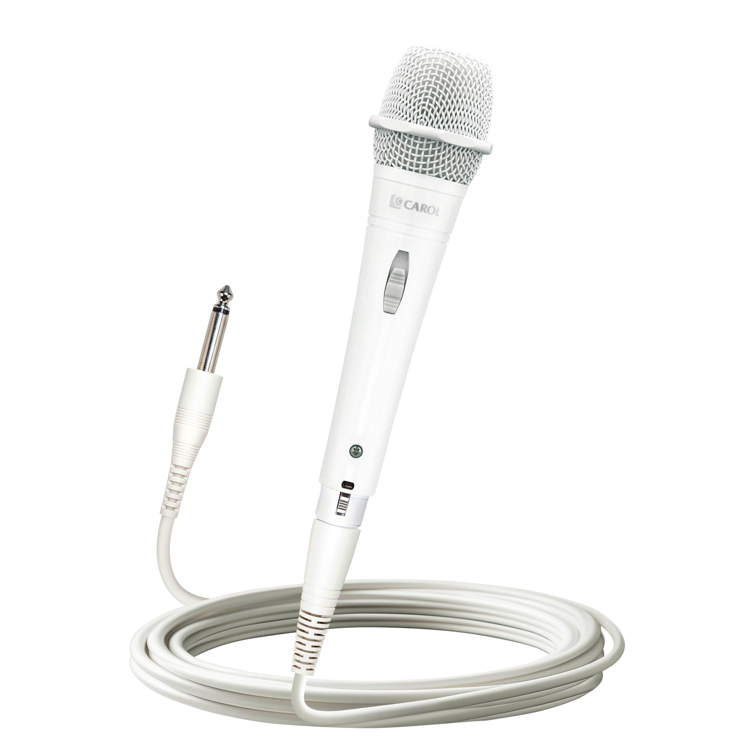 【希少】マイクキャロル　PROFESSIONAL　3〜SW スチール　MB Amazon.com: CAROL E dur-916S White XLR Wired Vocal Microphone for